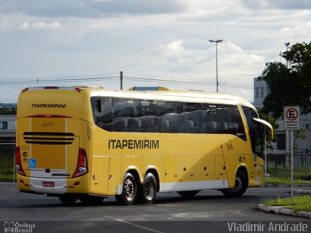 Viação Itapemirim 60597 na cidade de Brasília, Distrito Federal, Brasil, por Vladimir Ru. ID da foto: 2991638.