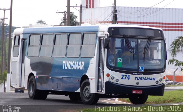 Turismar Transporte e Turismo 274 na cidade de Marília, São Paulo, Brasil, por Cristiano Soares da Silva. Número da foto: #2991499.