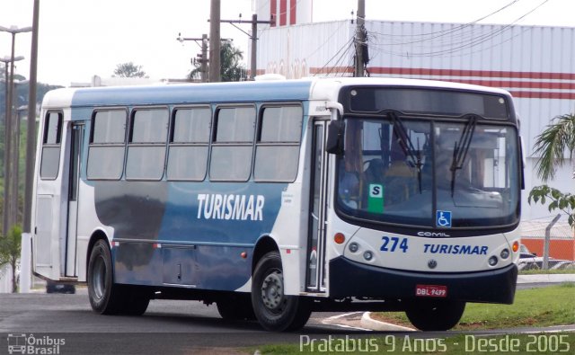 Turismar Transporte e Turismo 274 na cidade de Marília, São Paulo, Brasil, por Cristiano Soares da Silva. ID da foto: 2991499.