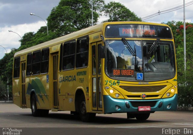 Viação Garcia 7569 na cidade de Maringá, Paraná, Brasil, por Felipe  Dn. Número da foto: #2992808.