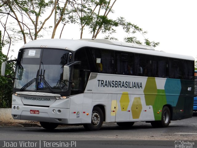 Transbrasiliana Transportes e Turismo 4617 na cidade de Teresina, Piauí, Brasil, por João Victor. Número da foto: #2991938.