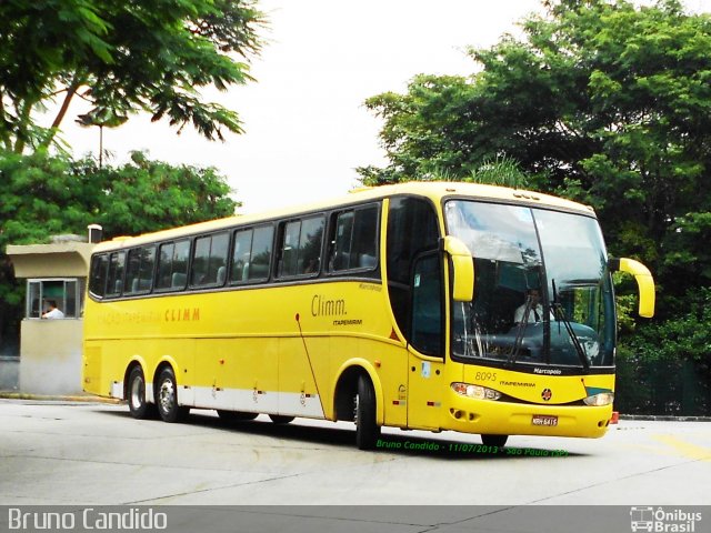 Viação Itapemirim 8095 na cidade de São Paulo, São Paulo, Brasil, por Bruno Candido . ID da foto: 2991721.