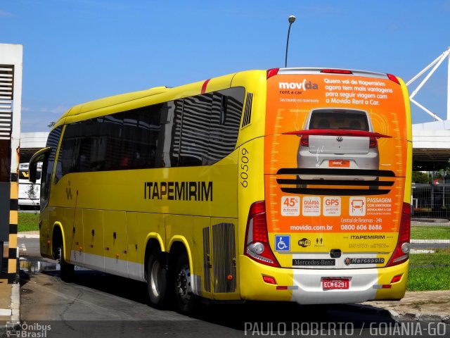 Viação Itapemirim 60509 na cidade de Brasília, Distrito Federal, Brasil, por Paulo Roberto de Morais Amorim. Número da foto: #2991525.