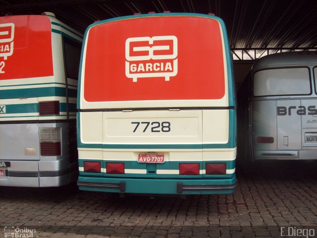 Viação Garcia 7728 na cidade de Londrina, Paraná, Brasil, por Diego Lopes. Número da foto: #2992284.