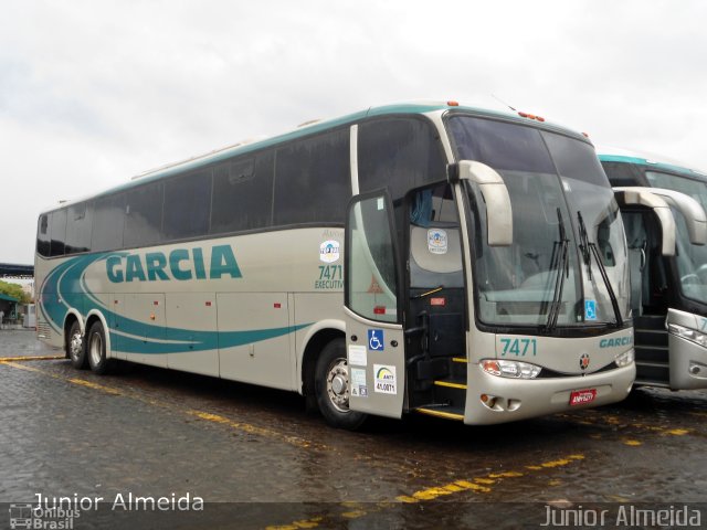 Viação Garcia 7471 na cidade de Londrina, Paraná, Brasil, por Junior Almeida. Número da foto: #2953838.