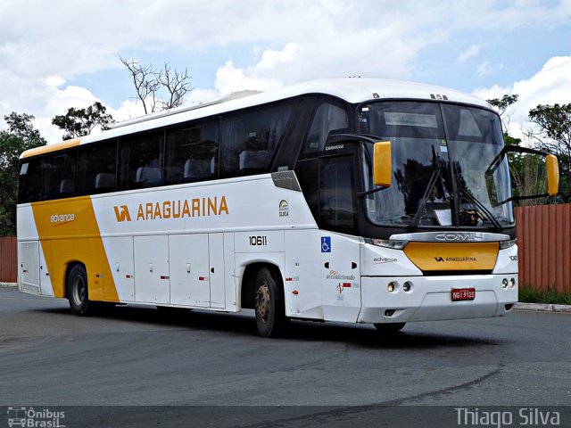 Viação Araguarina 10611 na cidade de Brasília, Distrito Federal, Brasil, por Thiago Silva . Número da foto: #2952169.
