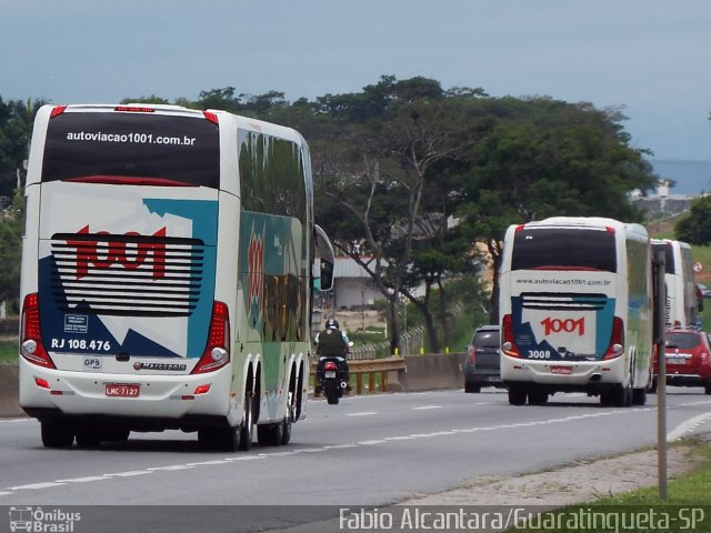 Auto Viação 1001 RJ 108.476 na cidade de Lorena, São Paulo, Brasil, por Fabio Alcantara. ID da foto: 2953730.