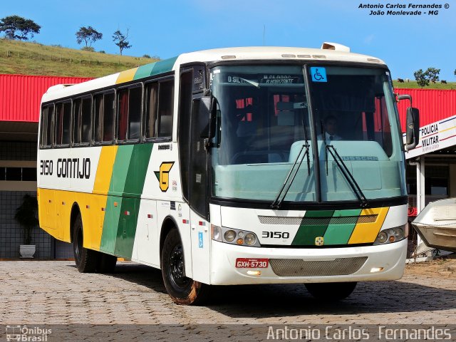 Empresa Gontijo de Transportes 3150 na cidade de João Monlevade, Minas Gerais, Brasil, por Antonio Carlos Fernandes. ID da foto: 2952727.