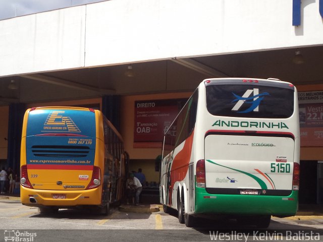 Expresso Amarelinho 339 na cidade de Sorocaba, São Paulo, Brasil, por Weslley Kelvin Batista. Número da foto: #2953370.