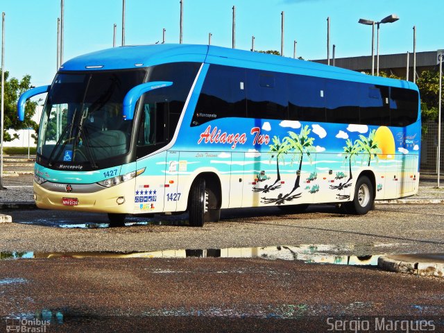 Aliança Tur Transporte de Passageiros e Turismo 1427 na cidade de Aracaju, Sergipe, Brasil, por Sergio Marques . Número da foto: #2952524.