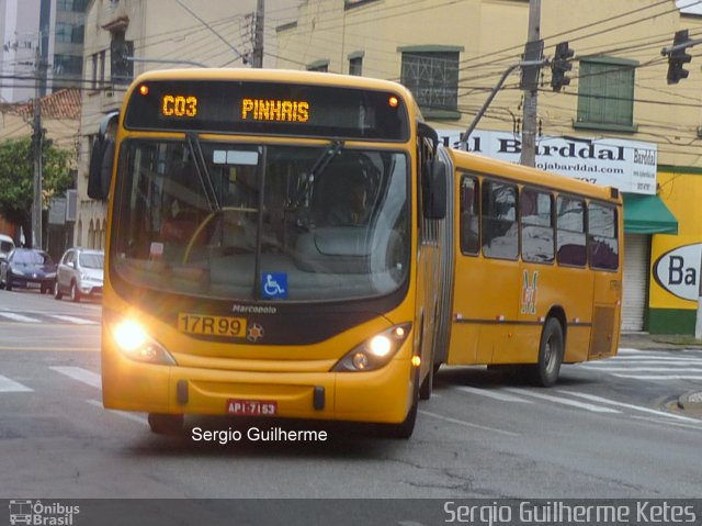 Expresso Azul 17R99 na cidade de Curitiba, Paraná, Brasil, por Sergio Guilherme Ketes. Número da foto: #2953449.