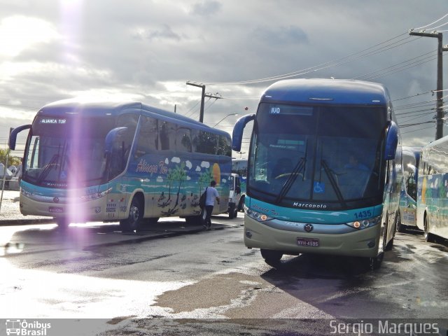 Aliança Tur Transporte de Passageiros e Turismo 1435 na cidade de Aracaju, Sergipe, Brasil, por Sergio Marques . Número da foto: #2952505.