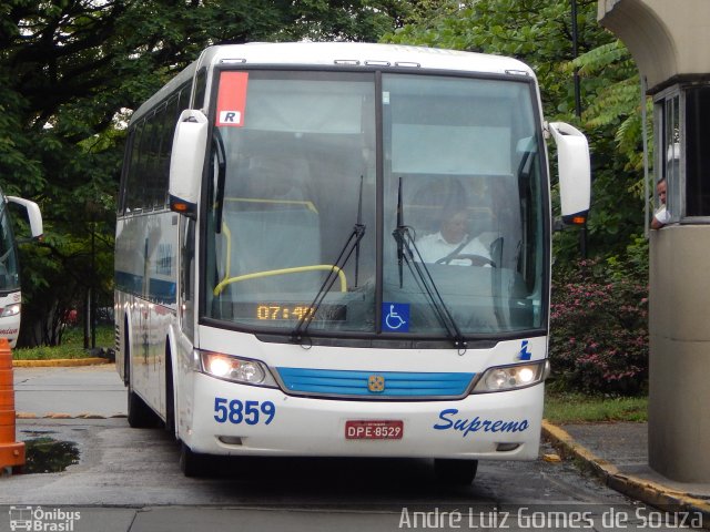 Litorânea Transportes Coletivos 5859 na cidade de São Paulo, São Paulo, Brasil, por André Luiz Gomes de Souza. Número da foto: #2954071.