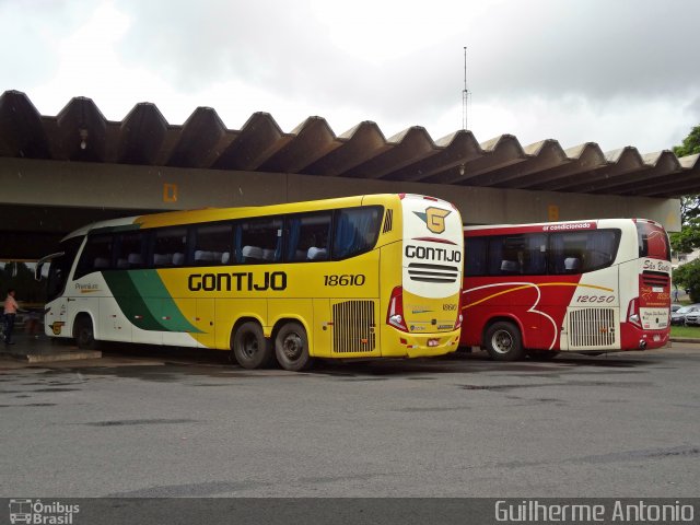 Empresa Gontijo de Transportes 18610 na cidade de Araxá, Minas Gerais, Brasil, por Guilherme Antonio. ID da foto: 2953661.