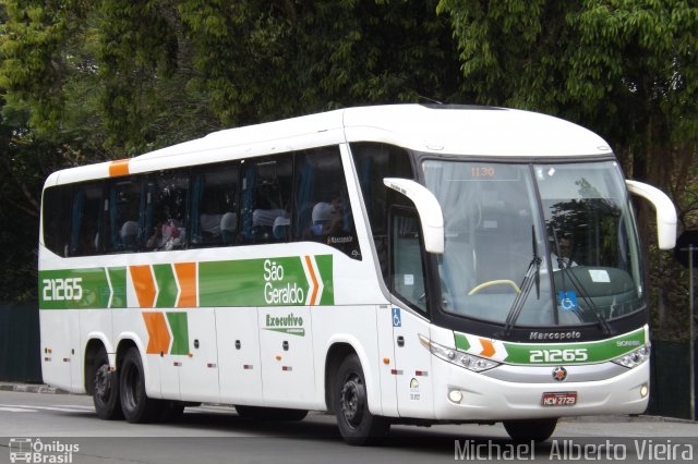 Cia. São Geraldo de Viação 21265 na cidade de São Paulo, São Paulo, Brasil, por Michael  Alberto Vieira. Número da foto: #2952741.