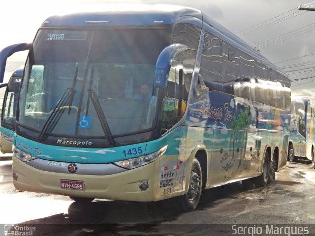 Aliança Tur Transporte de Passageiros e Turismo 1435 na cidade de Aracaju, Sergipe, Brasil, por Sergio Marques . ID da foto: 2952519.