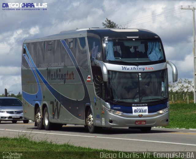 Washingtur Viagens e Excursões 1400 na cidade de Vitória da Conquista, Bahia, Brasil, por Diego Charlis Coelho. Número da foto: #2994313.