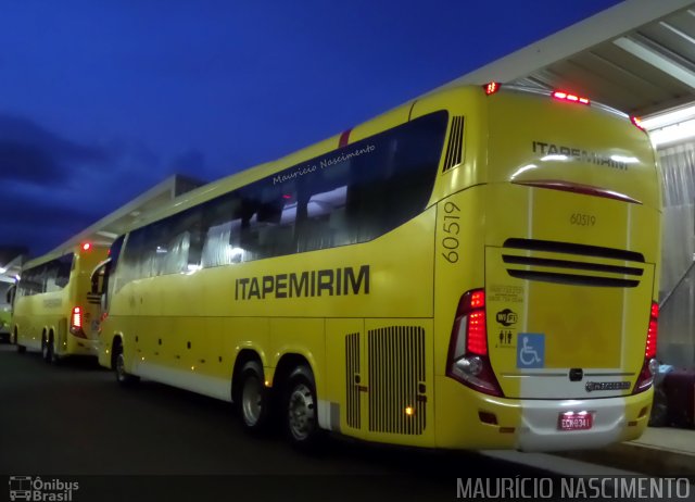 Viação Itapemirim 60519 na cidade de Belo Horizonte, Minas Gerais, Brasil, por Maurício Nascimento. Número da foto: #2993782.
