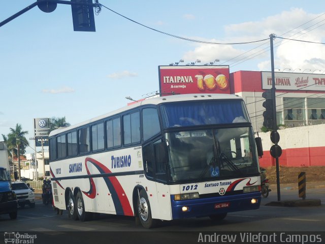 Santiago Turismo 1012 na cidade de Montes Claros, Minas Gerais, Brasil, por Andrew Campos. ID da foto: 2993580.