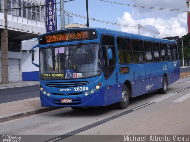 SM Transportes 20388 na cidade de Belo Horizonte, Minas Gerais, Brasil, por Michael  Alberto Vieira. Número da foto: #2997333.