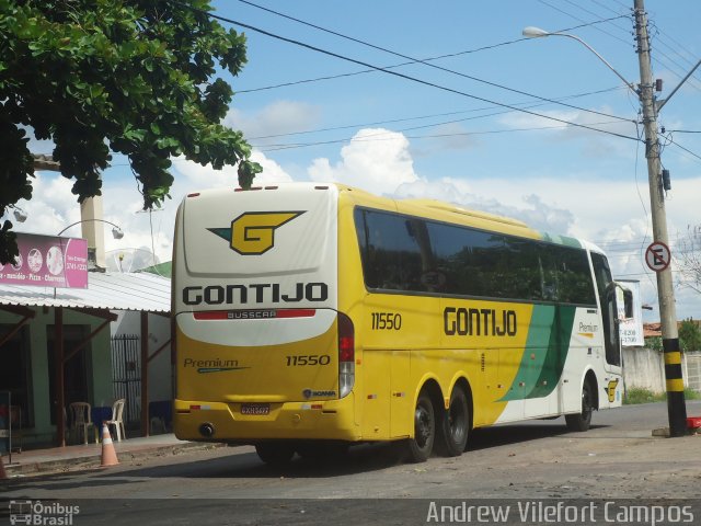 Empresa Gontijo de Transportes 11550 na cidade de Pirapora, Minas Gerais, Brasil, por Andrew Campos. ID da foto: 2996220.