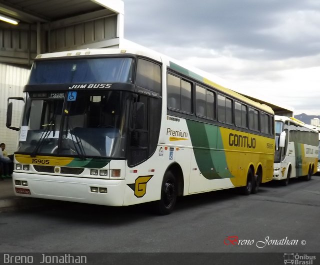 Empresa Gontijo de Transportes 15905 na cidade de Belo Horizonte, Minas Gerais, Brasil, por Breno  Jonathan. ID da foto: 2995536.