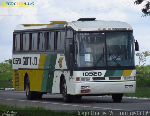 Empresa Gontijo de Transportes 10320 na cidade de Vitória da Conquista, Bahia, Brasil, por Diego Charlis Coelho. ID da foto: 2997268.