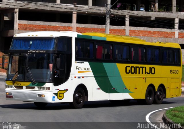 Empresa Gontijo de Transportes 15780 na cidade de Belo Horizonte, Minas Gerais, Brasil, por Andrey Gustavo. ID da foto: 2997560.