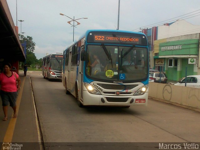 Viação Cidade Morena 1208 na cidade de Campo Grande, Mato Grosso do Sul, Brasil, por André Luis Barbosa Velo. ID da foto: 2996537.