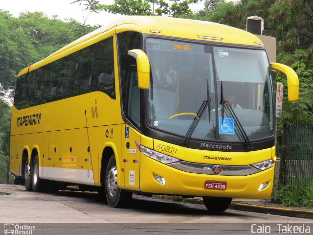 Viação Itapemirim 60821 na cidade de São Paulo, São Paulo, Brasil, por Caio  Takeda. Número da foto: #2995910.