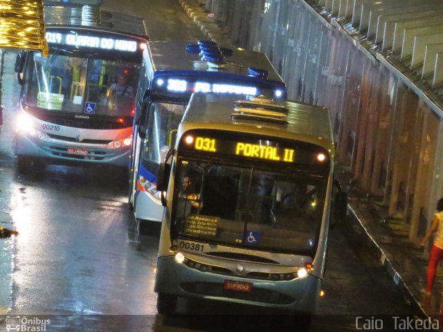 Auto Viação Urubupungá 00381 na cidade de Osasco, São Paulo, Brasil, por Caio  Takeda. ID da foto: 2995909.