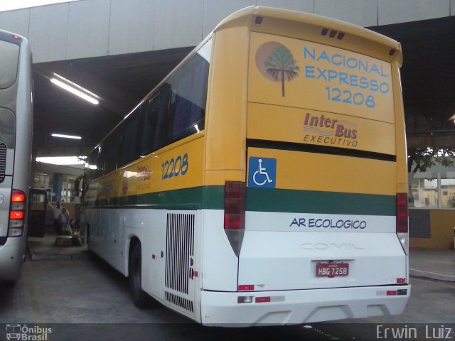 Nacional Expresso 12208 na cidade de Ribeirão Preto, São Paulo, Brasil, por Erwin  Luiz. ID da foto: 2996533.