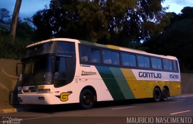 Empresa Gontijo de Transportes 15210 na cidade de Belo Horizonte, Minas Gerais, Brasil, por Maurício Nascimento. ID da foto: 2997198.