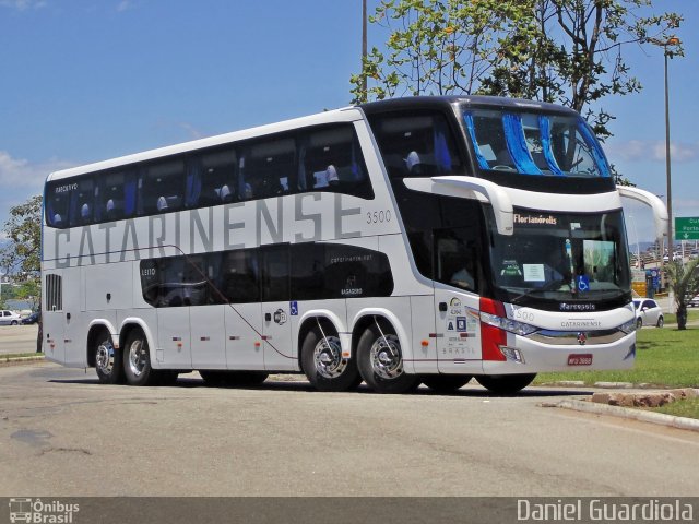 Auto Viação Catarinense 3500 na cidade de Florianópolis, Santa Catarina, Brasil, por Daniel Guardiola. Número da foto: #2996497.