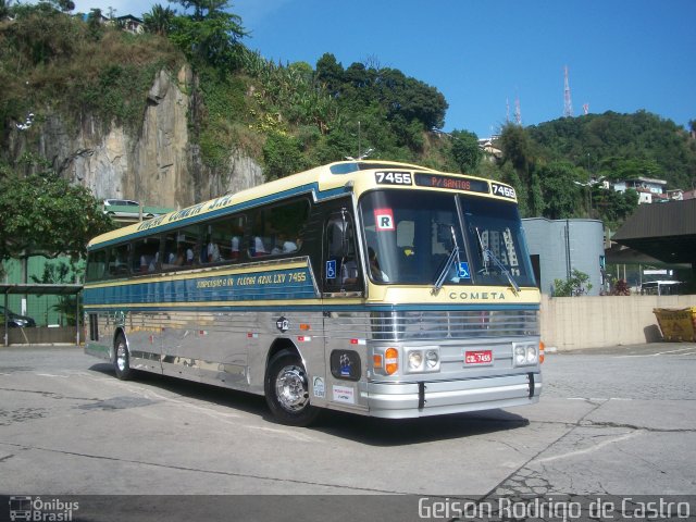 Viação Cometa 7455 na cidade de Santos, São Paulo, Brasil, por Geison Rodrigo de Castro. Número da foto: #2995420.