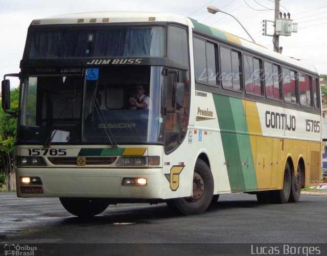 Empresa Gontijo de Transportes 15785 na cidade de Araxá, Minas Gerais, Brasil, por Lucas Borges . Número da foto: #2995607.