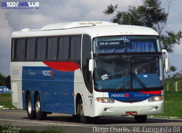 Viação Riodoce 60503 na cidade de Vitória da Conquista, Bahia, Brasil, por Diego Charlis Coelho. Número da foto: #2997357.