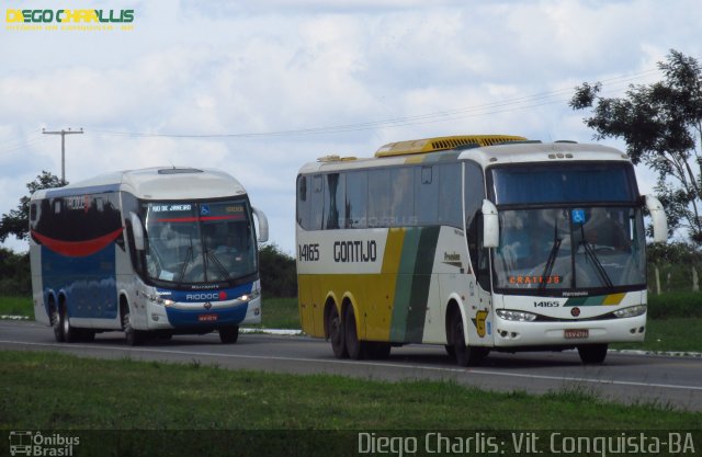 Empresa Gontijo de Transportes 14165 na cidade de Vitória da Conquista, Bahia, Brasil, por Diego Charlis Coelho. Número da foto: #2997189.