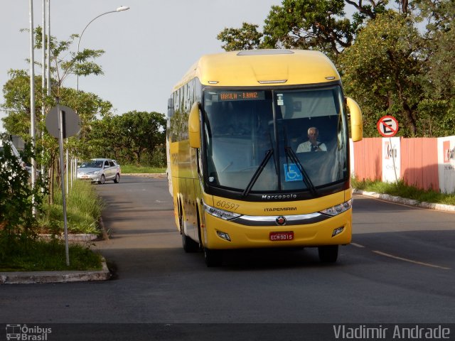 Viação Itapemirim 60597 na cidade de Brasília, Distrito Federal, Brasil, por Vladimir Ru. ID da foto: 2999499.