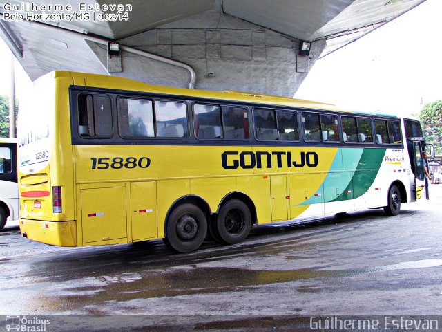 Empresa Gontijo de Transportes 15880 na cidade de Belo Horizonte, Minas Gerais, Brasil, por Guilherme Estevan. ID da foto: 2998515.