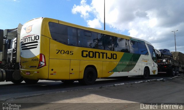 Empresa Gontijo de Transportes 7045 na cidade de Feira de Santana, Bahia, Brasil, por Daniel Ferreira. Número da foto: #3000289.