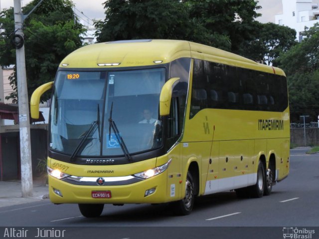 Viação Itapemirim 60597 na cidade de Belo Horizonte, Minas Gerais, Brasil, por Altair Júnior. ID da foto: 2999879.