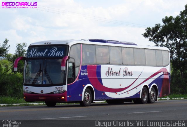 Street Bus Transporte e Turismo 9106 na cidade de Vitória da Conquista, Bahia, Brasil, por Diego Charlis Coelho. Número da foto: #2998704.