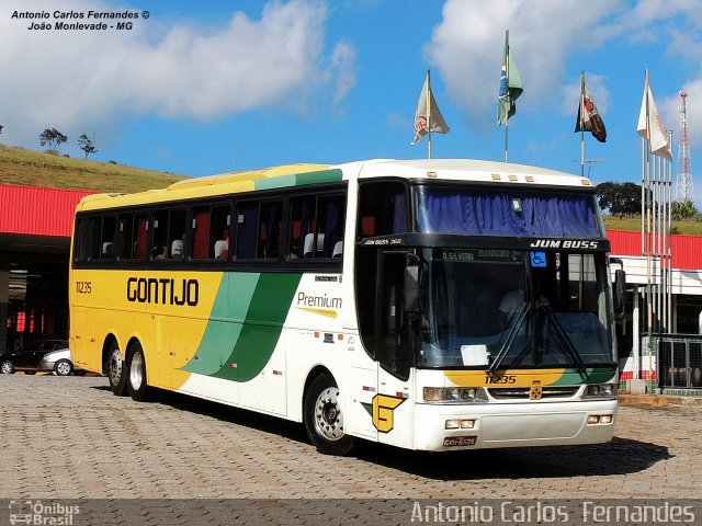 Empresa Gontijo de Transportes 11235 na cidade de João Monlevade, Minas Gerais, Brasil, por Antonio Carlos Fernandes. ID da foto: 2998383.