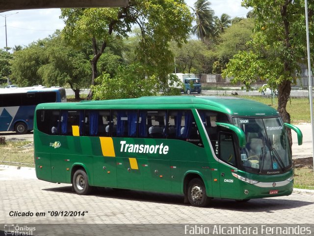 Transnorte - Transporte Nordeste 0405 na cidade de João Pessoa, Paraíba, Brasil, por Fábio Alcântara Fernandes. ID da foto: 2999660.