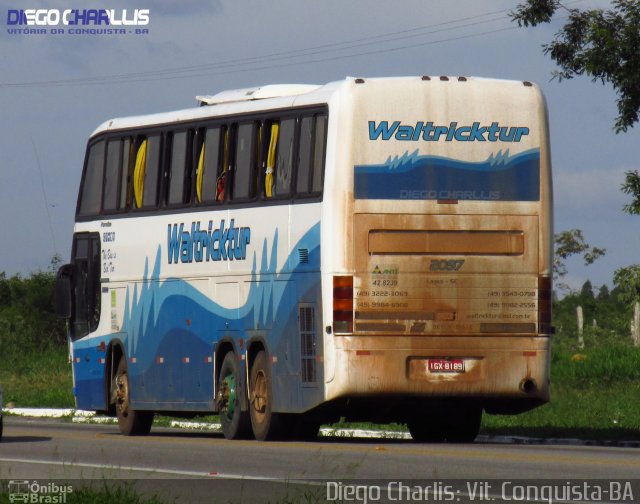 Waltricktur Transportes E Turismo 2097 na cidade de Vitória da Conquista, Bahia, Brasil, por Diego Charlis Coelho. Número da foto: #2998824.