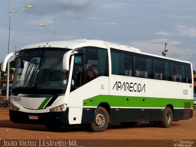 Viação Nossa Senhora Aparecida 1030 na cidade de Estreito, Maranhão, Brasil, por João Victor. ID da foto: 2999151.