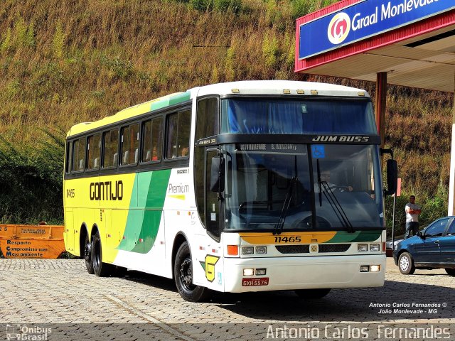 Empresa Gontijo de Transportes 11465 na cidade de João Monlevade, Minas Gerais, Brasil, por Antonio Carlos Fernandes. ID da foto: 2998456.