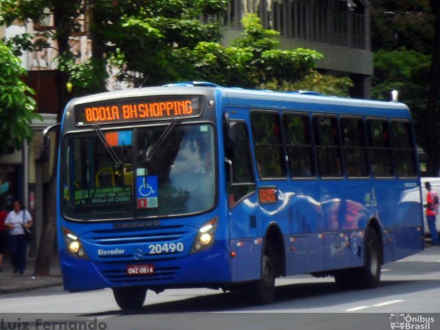 Sagrada Família Ônibus 20490 na cidade de Belo Horizonte, Minas Gerais, Brasil, por Luiz Fernando. ID da foto: 2997706.