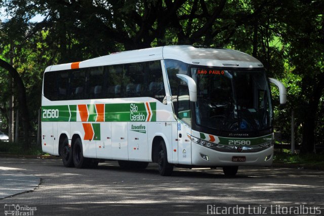 Cia. São Geraldo de Viação 21580 na cidade de São Paulo, São Paulo, Brasil, por Ricardo Luiz. Número da foto: #3002392.